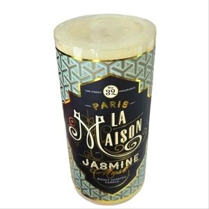 DW Home Pillar Candle Jasmine Musk 3.75" X 8" scented, New